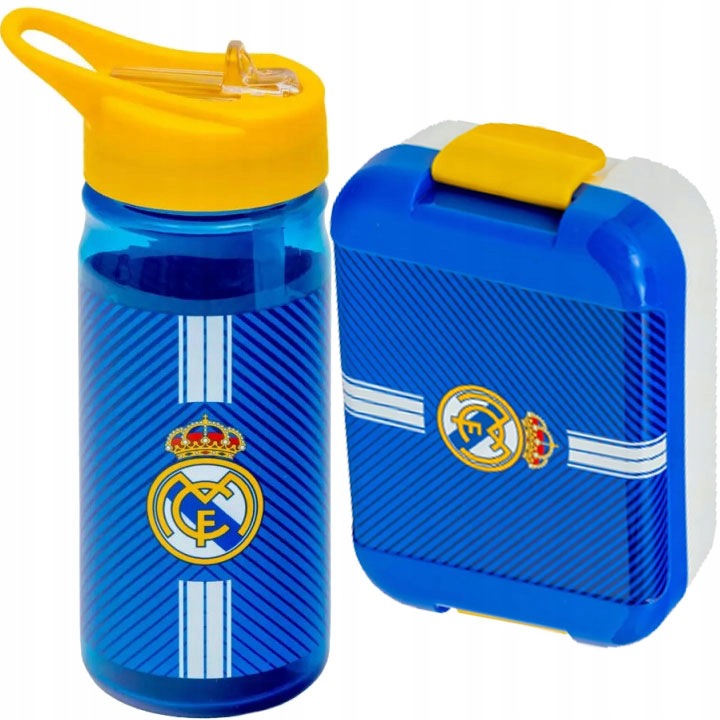 Real Madrid Matlåda med Vattenflaska