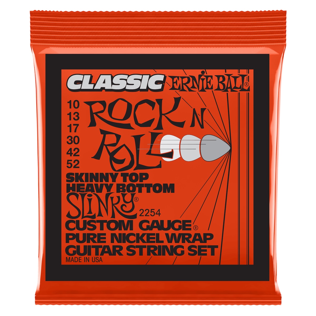 Ernie Ball 2254 Pure Nickel Elguitarstrenge 010-052