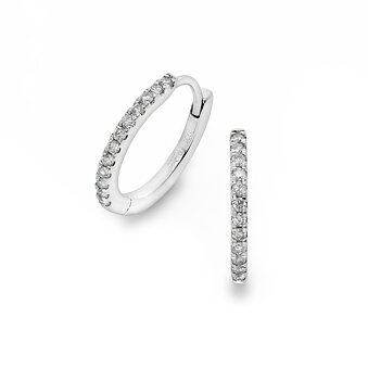 Diamantörhängen Creoler 0,14ct