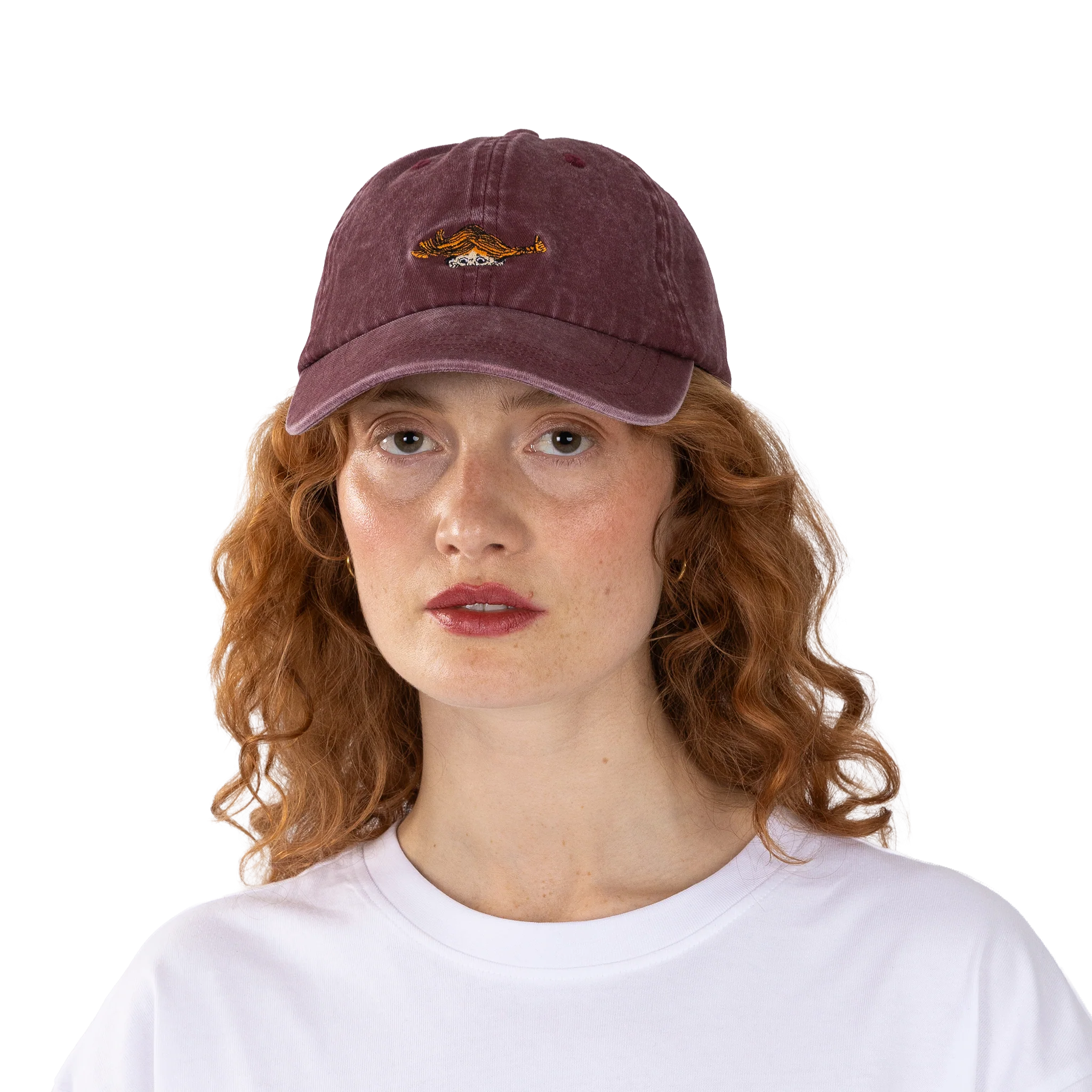 Pippi Denim Cap - Adult - Bordeaux - 2