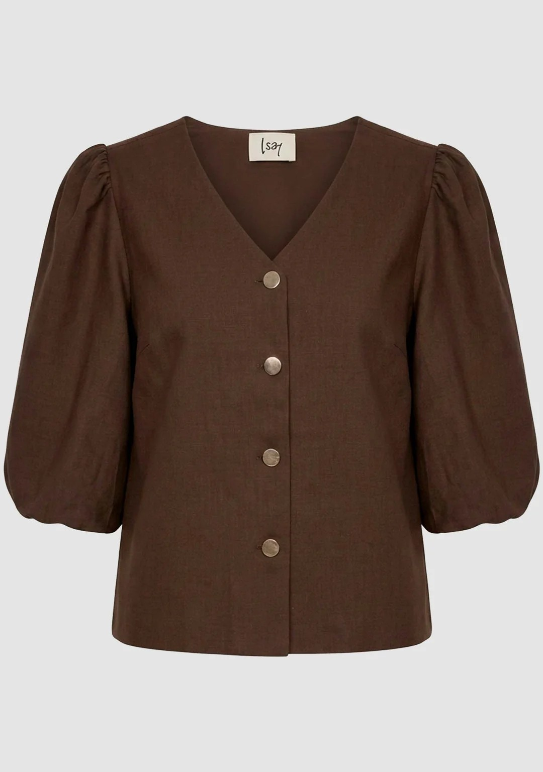 Ova Baloon Jacket - Brown - Isay - 3