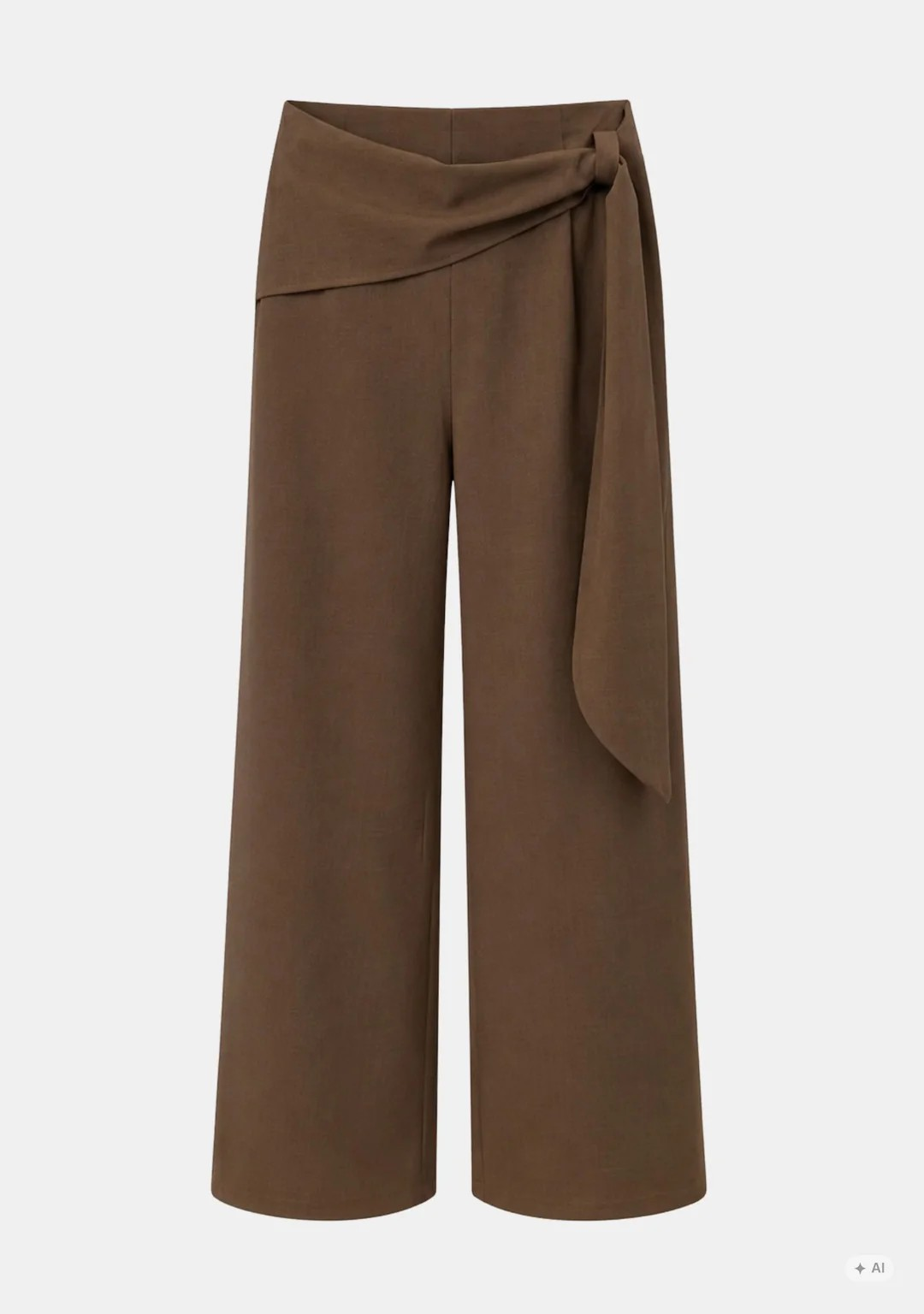 Ova Wide Pant - Brown - Isay - 4