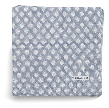 Chamois Pappersservetter Medallion Cashmere Blue - 33x33cm
