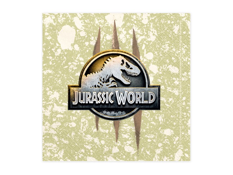 Jurassic World servetter 33 x 33 cm 20-pack