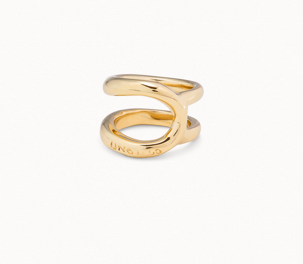 Ring Rörformad Design – Guld - 3