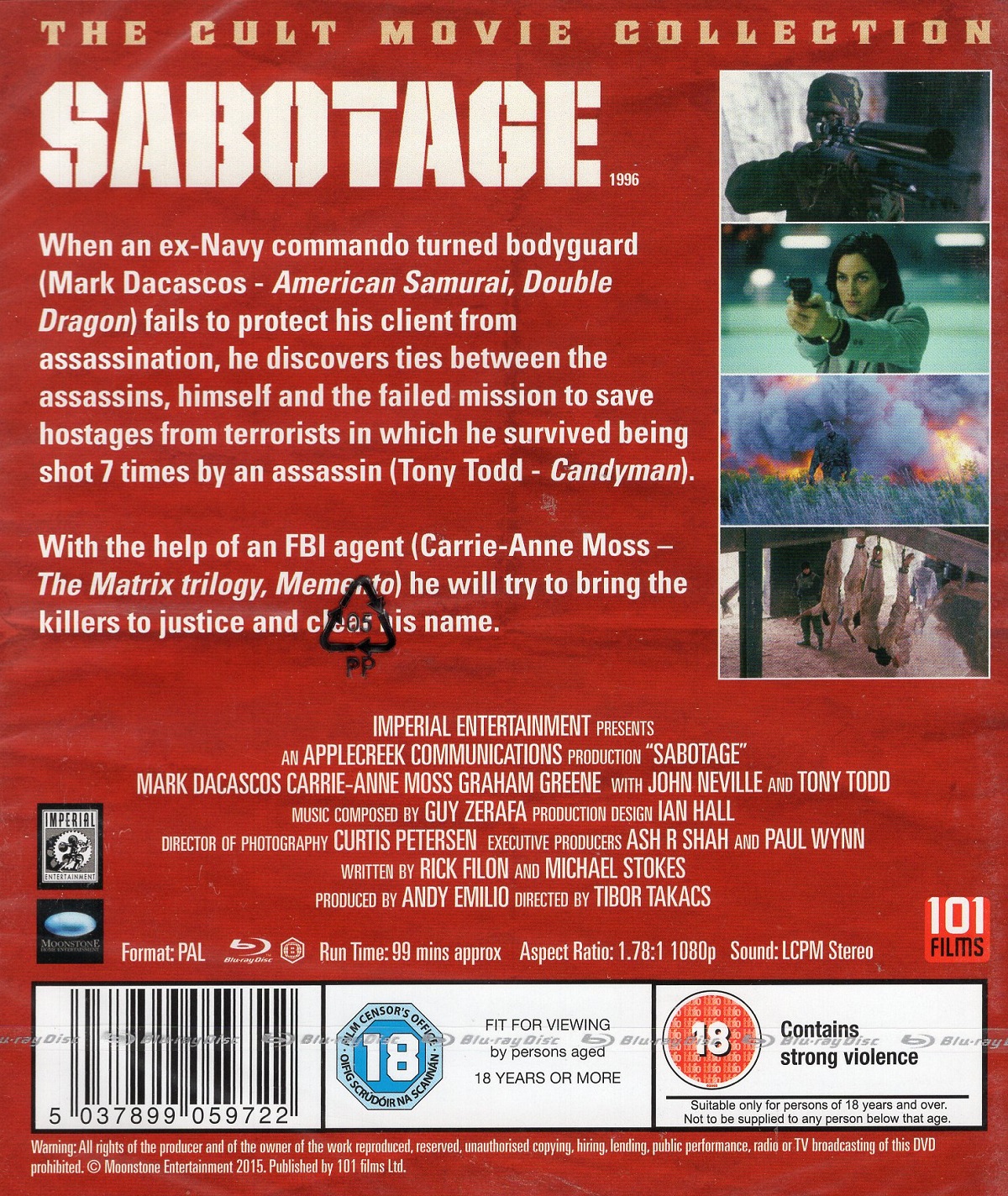 Sabotage (ej svensk text) (Blu-ray) - 2