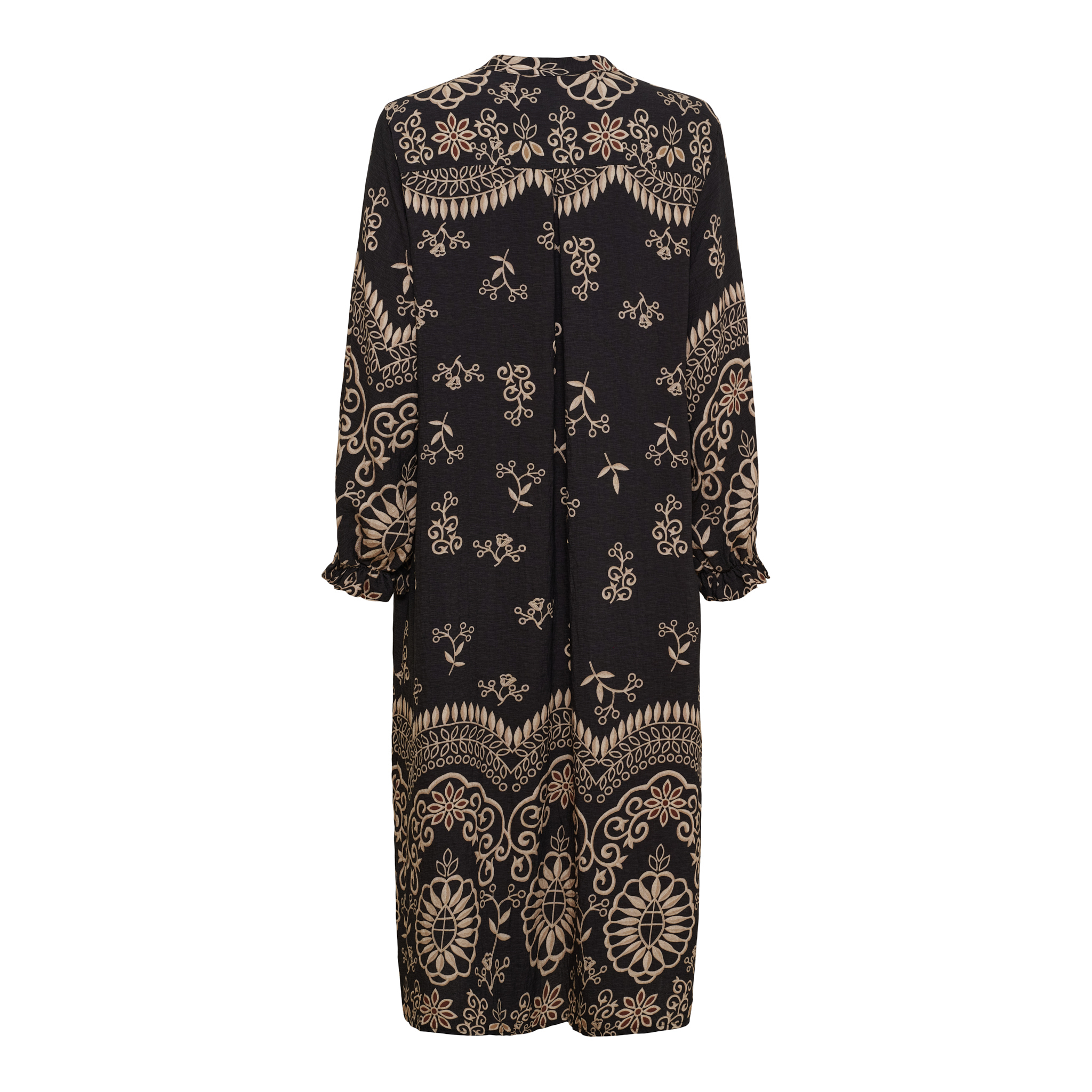 MdcMoon Dress Mönstrad Svart Klänning - 3