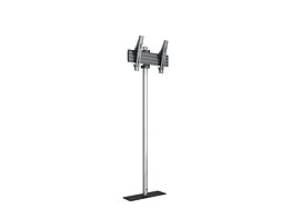 M Single Pole Floormount Pro 32"-65" VESA 300 Chrome