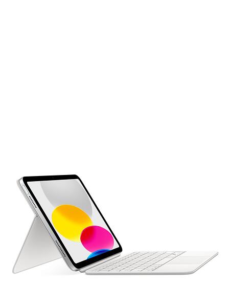 Apple Magic Keyboard Folio for iPad 10.9 2022 (10th Generation) - 2 År Garanti Helt Ny Oanvänd - Vit - Original - Nordisk - 3