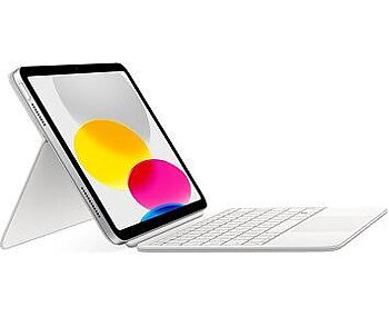 Apple Magic Keyboard Folio for iPad 10.9 2022 (10th Generation) - 2 År Garanti Helt Ny Oanvänd - Vit - Original - Nordisk