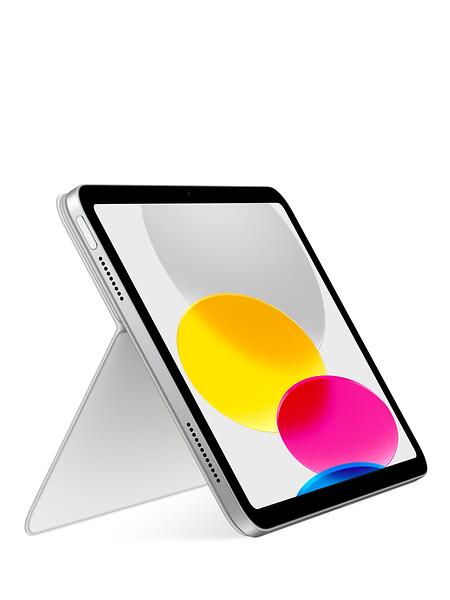 Apple Magic Keyboard Folio for iPad 10.9 2022 (10th Generation) - 2 År Garanti Helt Ny Oanvänd - Vit - Original - Nordisk - 2