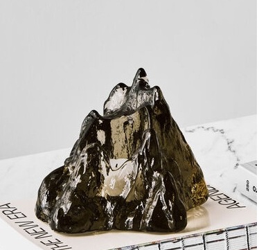 The Rock Votive Taupe Gray-Brown - 2