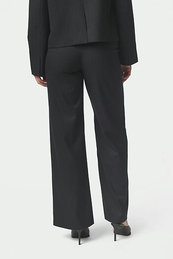 Neo Noir - Nathalie Slim Pinstripe Pants Dark Navy
