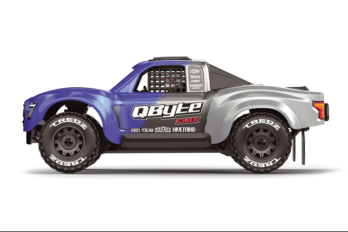 Maverick RC MV151200 QByte SC Flux 1/12th SC Truck - Blue - 3