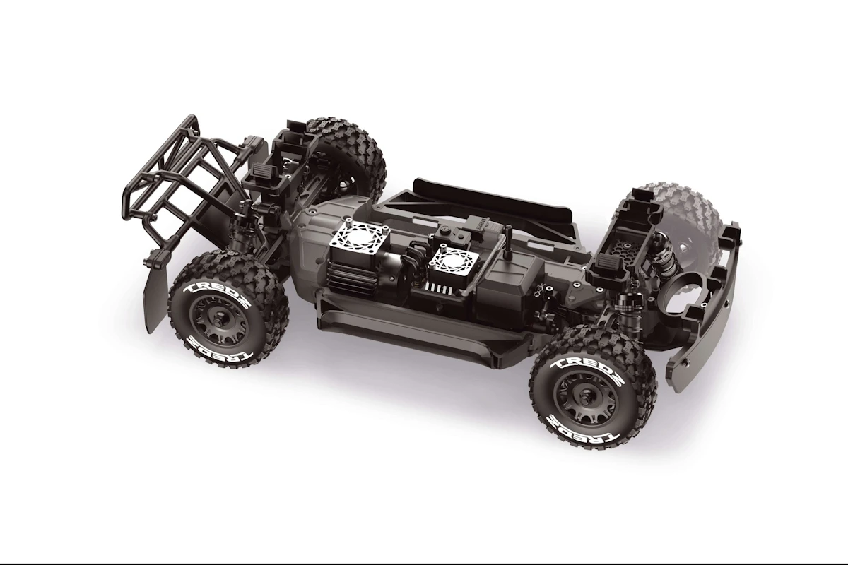 Maverick RC MV151202 QByte SC Flux 1/12th SC Truck - Grön - 4