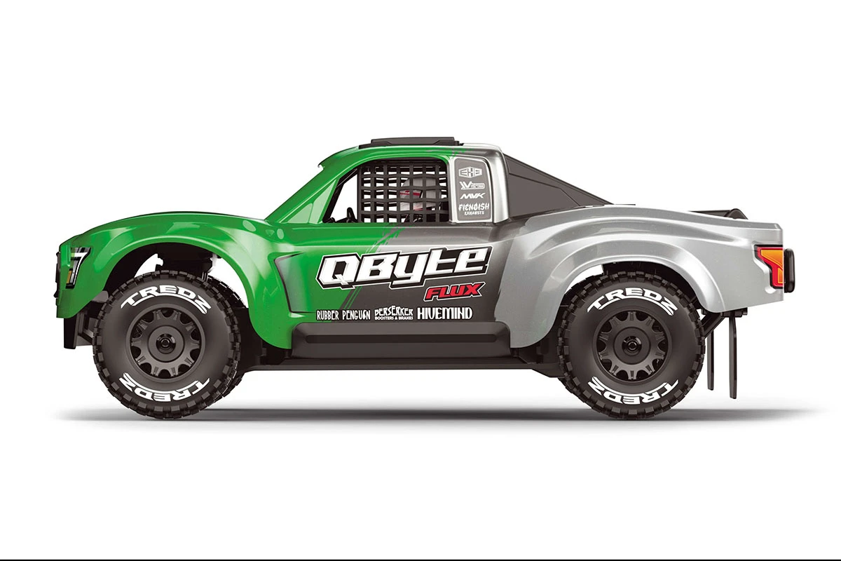 Maverick RC MV151202 QByte SC Flux 1/12th SC Truck - Grön - 3