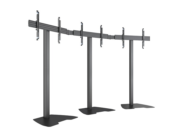 M Pro Series - Video Wall Floorbase MBFMC3X1U Micro Adjustable