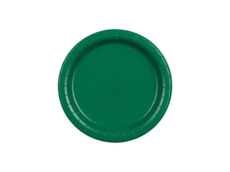 Mörkgröna Papptallrikar – 6-pack