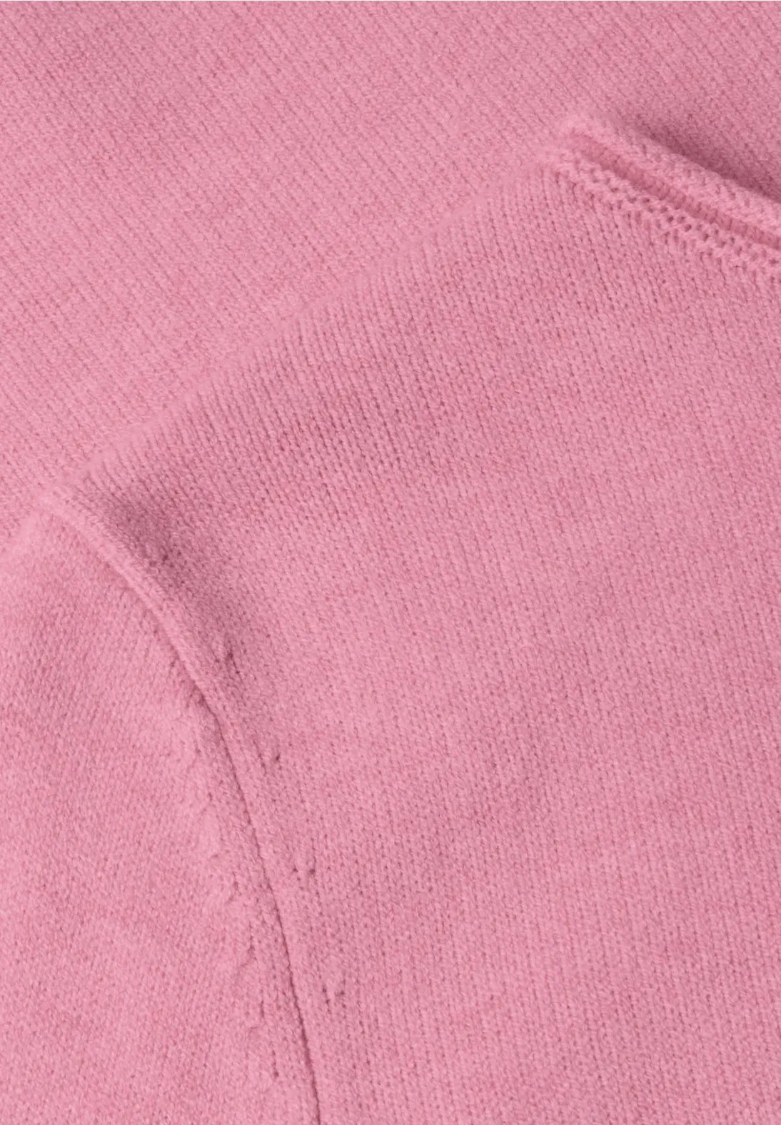 LTD QR Rolled Edge U-Boat Sweater - Warm Blush Pink - Street One - 6