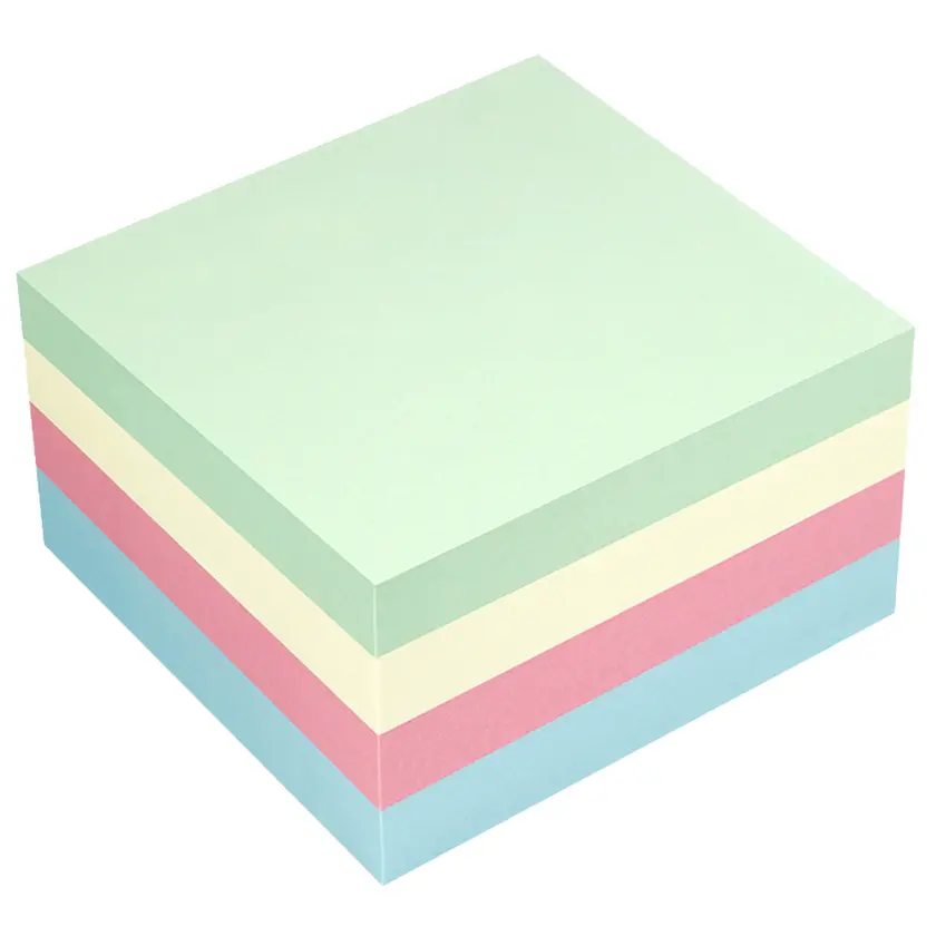 Notiskub 75x75 400bl pastell
