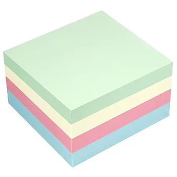 Notiskub 75x75 400bl pastell
