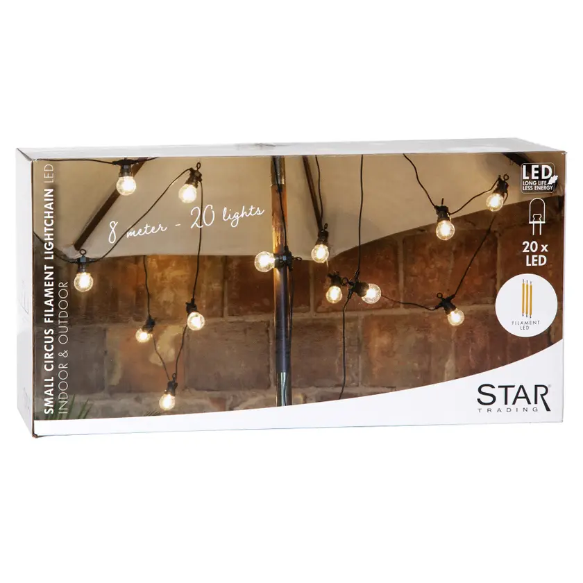 Ljusslinga Circus 20LED S 8,6m - 4