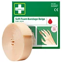 Plåster Soft Foam 3cmx4,5m Bei