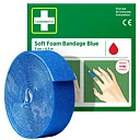 Plåster Soft Foam 3cmx4,5m Blå