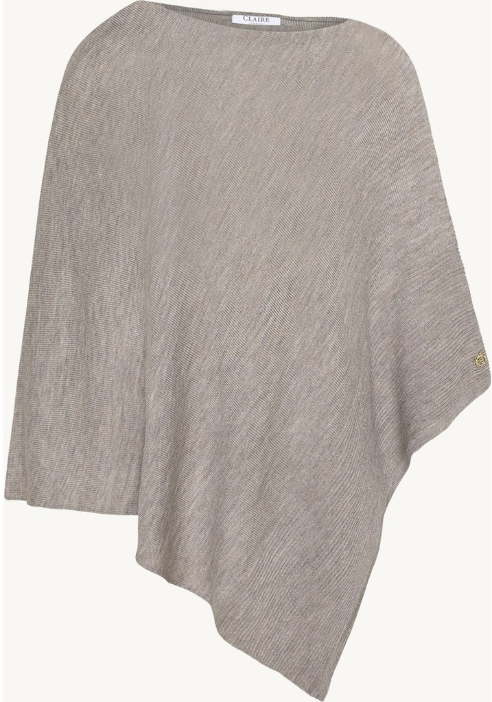 CWPaige Poncho - Fossil Melange - Claire 