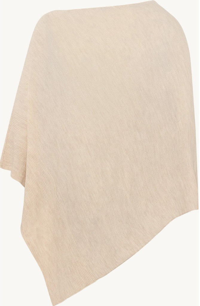 CWPaige Poncho - Sand Stone Melange - Claire 