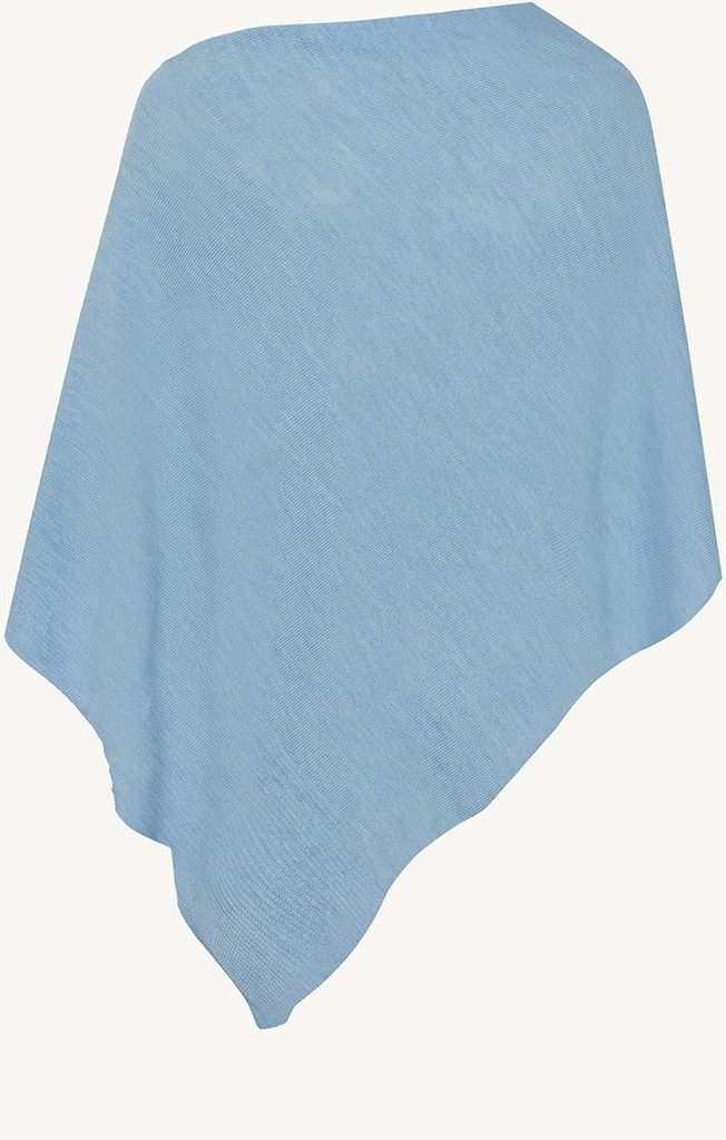 CWPaige Poncho - Icy Blue - Claire 