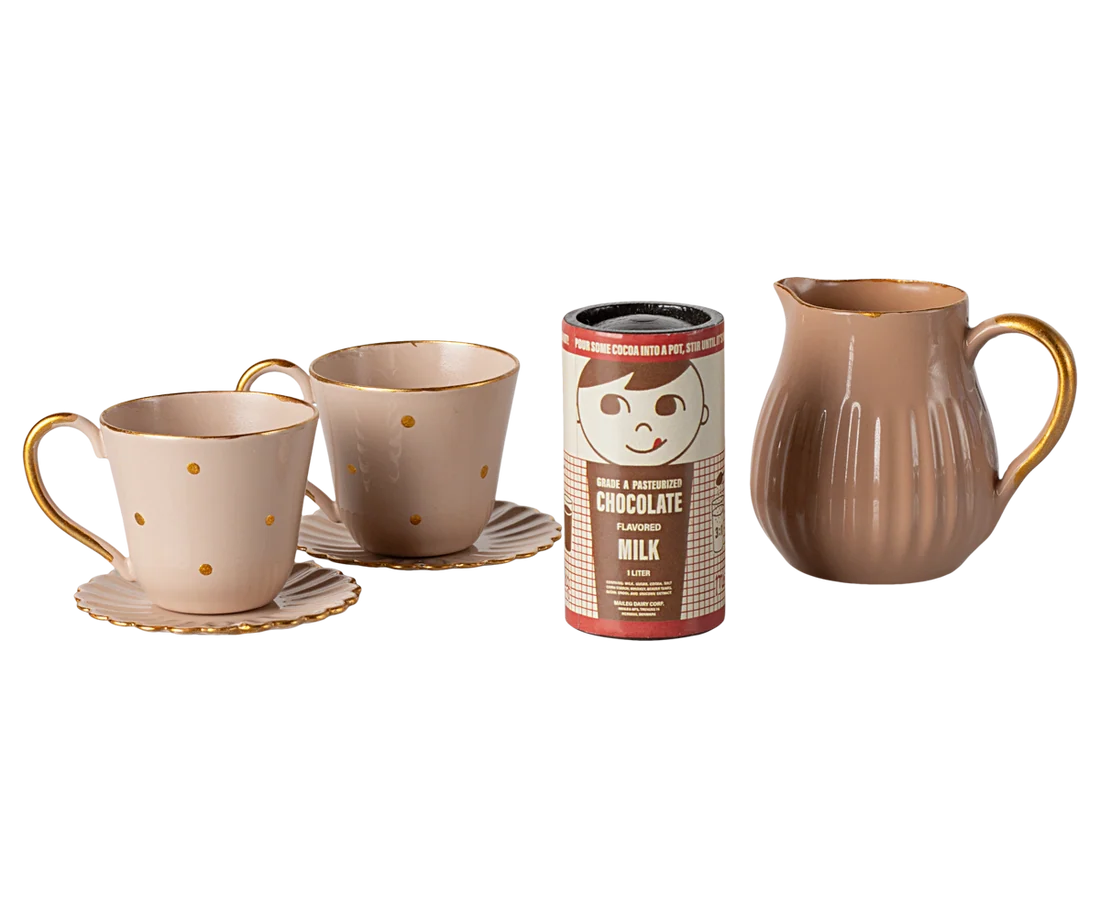 Maileg - Varm chokladset, Mini