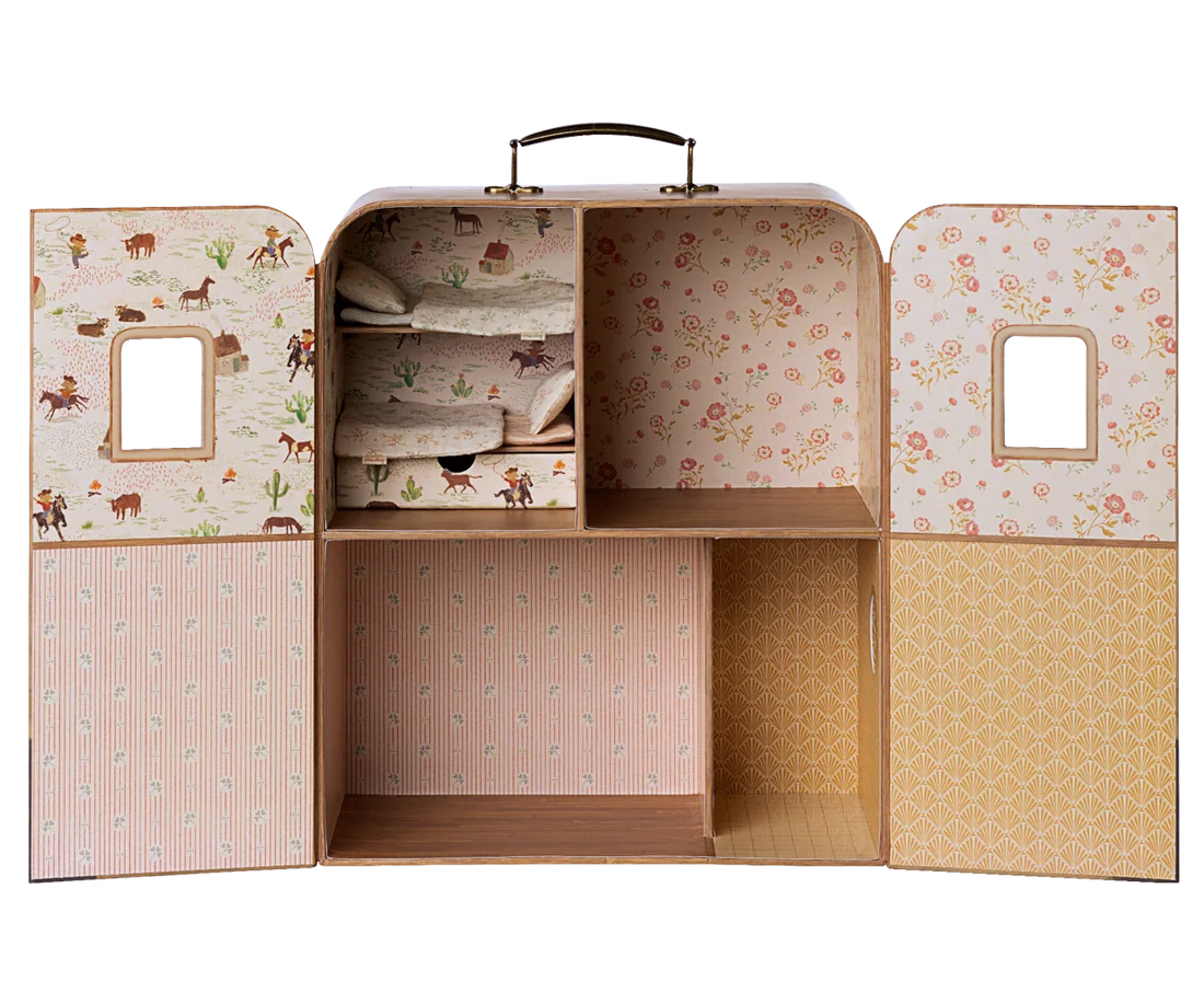 Maileg - SuitCasa, Lillasyster och lillebror mus - 4