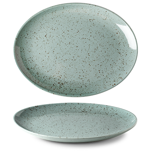 LIFESTYLE Oval Plate 32x25 cm Rainforest