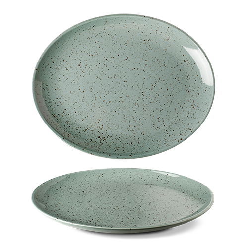 LIFESTYLE Oval Plate 28x22 cm Rainforest