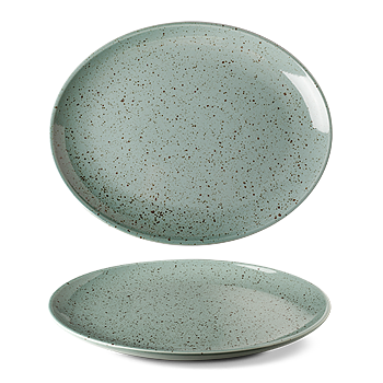 LIFESTYLE Oval Plate 28x22 cm Rainforest