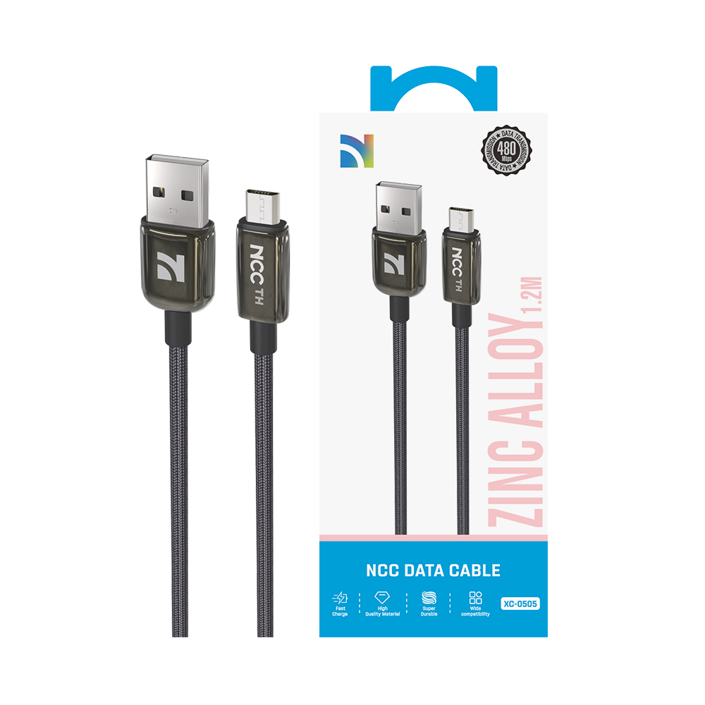 XC-0505 Cable LZ series Zinc Alloyed A TO M 18W 1.2M Black