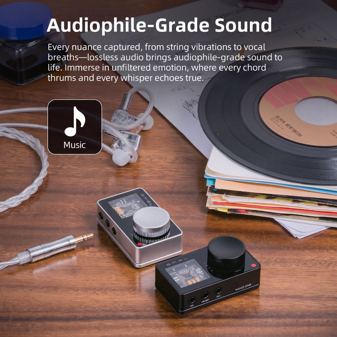 SMSL NANO ONE Gaming USB DAC & Amp Pro Esport - 13