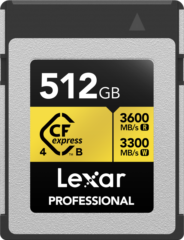Lexar Professional CFexpress 4.0 Pro Gold 3600MB/s 512GB
