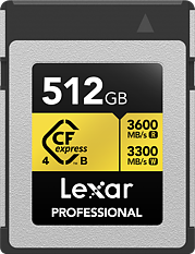 Lexar Professional CFexpress 4.0 Pro Gold 3600MB/s 512GB