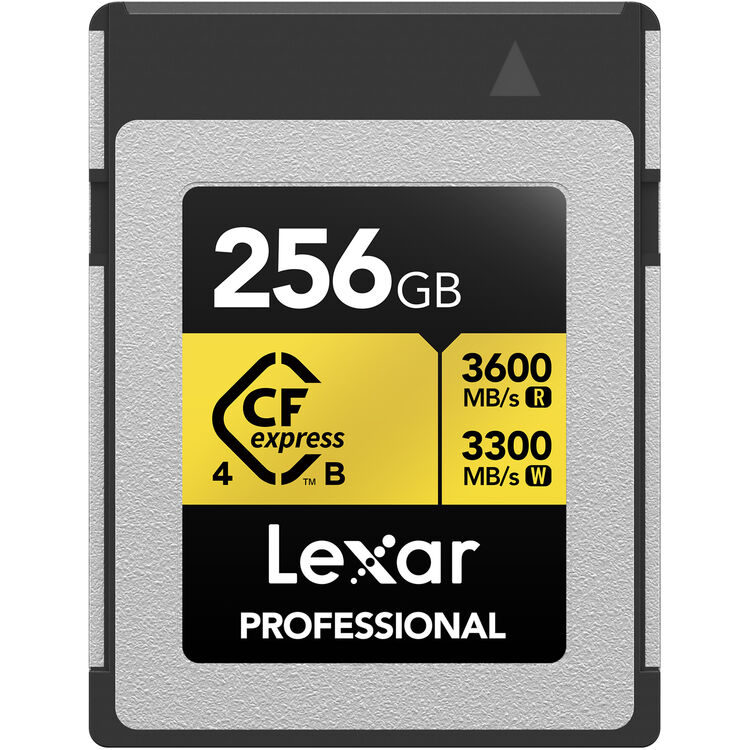 Lexar CFexpress Pro Gold CFexpress 4.0 R3600/W3300 256GB