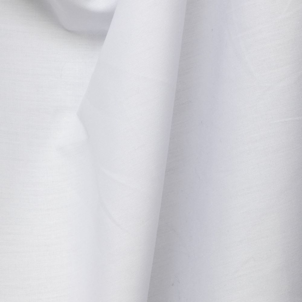 Crispy cotton popline, pure white - 2