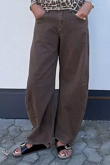 Cabana Living - Jude Barrel Jeans Fango