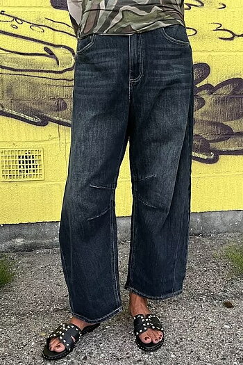 Cabana Living - Scout Barrel Jeans Dark Denim