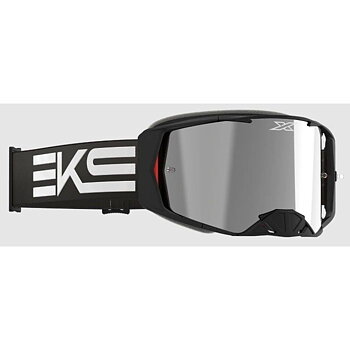 EKS Lucid Goggle, Black, Silver Mirror Lens