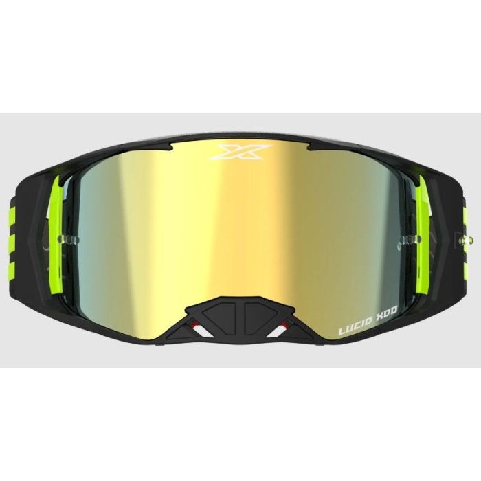 EKS Lucid Goggle, Black/Flo, Gold Mirror Lens - 2