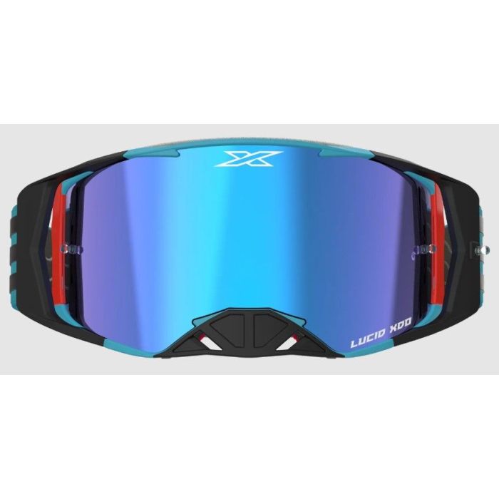 EKS Lucid Goggle, Teal/Black, Blue Mirror Lens - 2