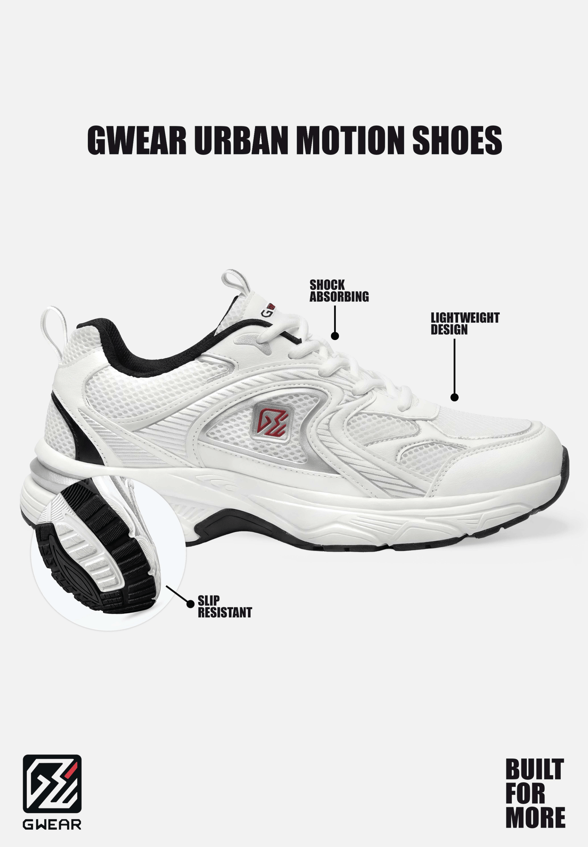 Gwear Urban Motion Shoes, white - 4