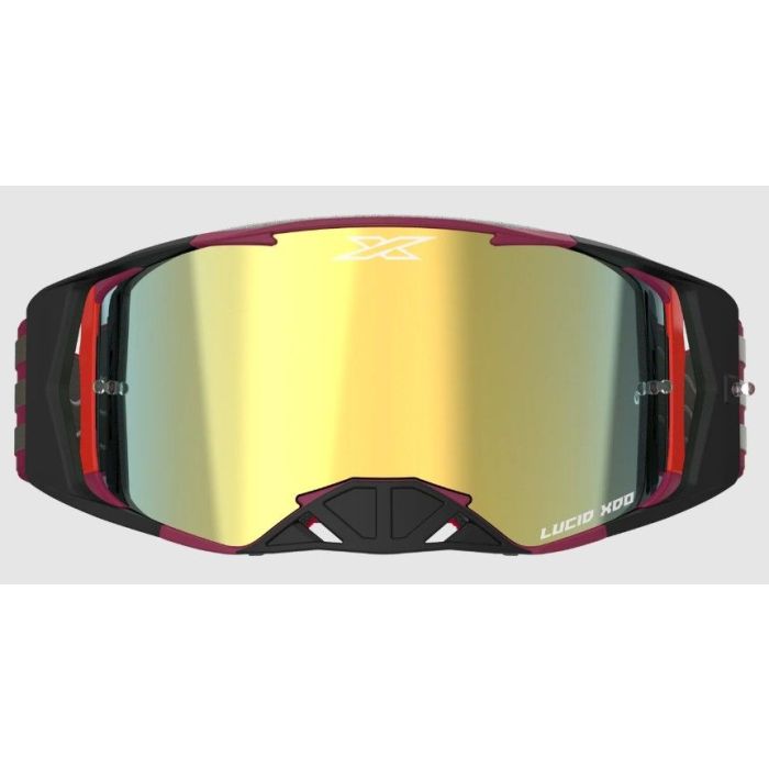 EKS Lucid Goggle, Maroon, Gold Mirror Lens - 2