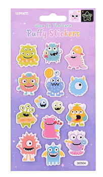 Stickers Monster Glow in the dark